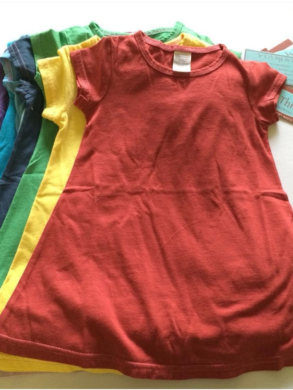Kids Short Sleeve Tshirt dresses